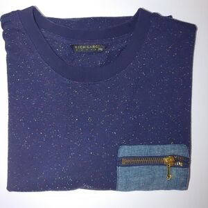 Rich Gang Speckled One Pocket T-Shirt Short Sleeve Men's Size 2x